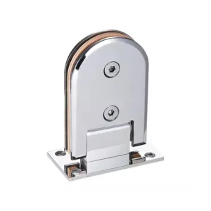 Kundenspezifische lange halbrunde 90° doppelseitige Badezimmer-Glasklemmen-Duschschräge OEM-Fabrik